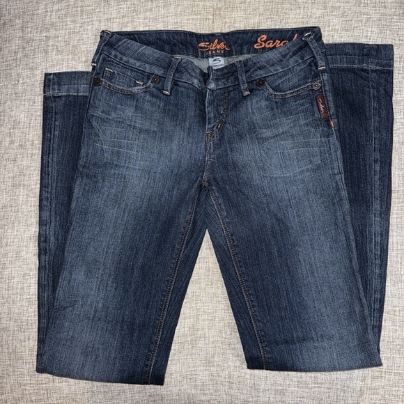 Vintage Silver Sarah Flare Jeans. 26W 33L - Picture 2 of 9
